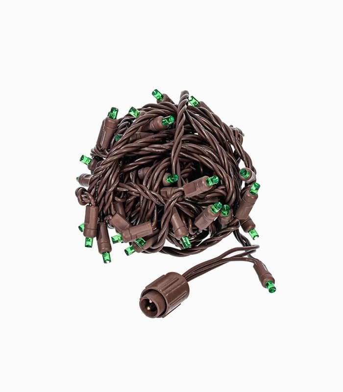 Wide Angle LED Green Christmas Light
